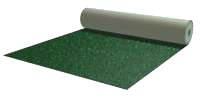 Dark green standard carpeting