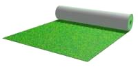 Tapis aiguilleté vert pomme