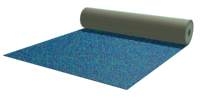 Memphis blue thick velvet carpeting