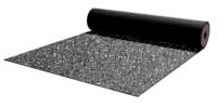 Speckled gray thick velvet carpeting