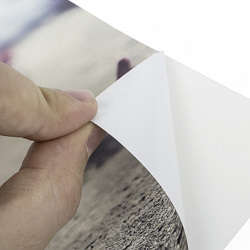 Rectangular printed adhesive A2